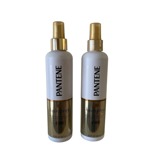 Pantene Level 4 Hairspray Extra Strong Hold, Builds Texture 8.5 Oz New 2 Pack - Picture 1 of 2
